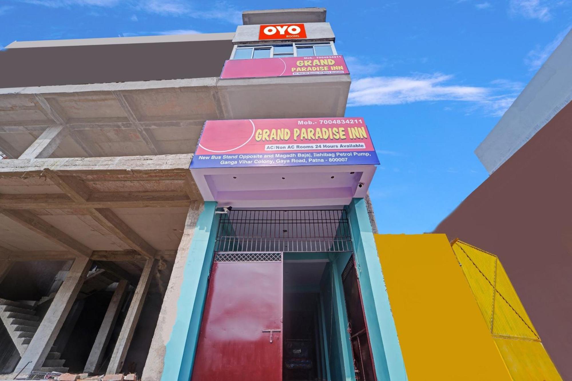 Hotel O Grand Paradise Inn & Banquet Hall Patna (Bihar) Exterior foto